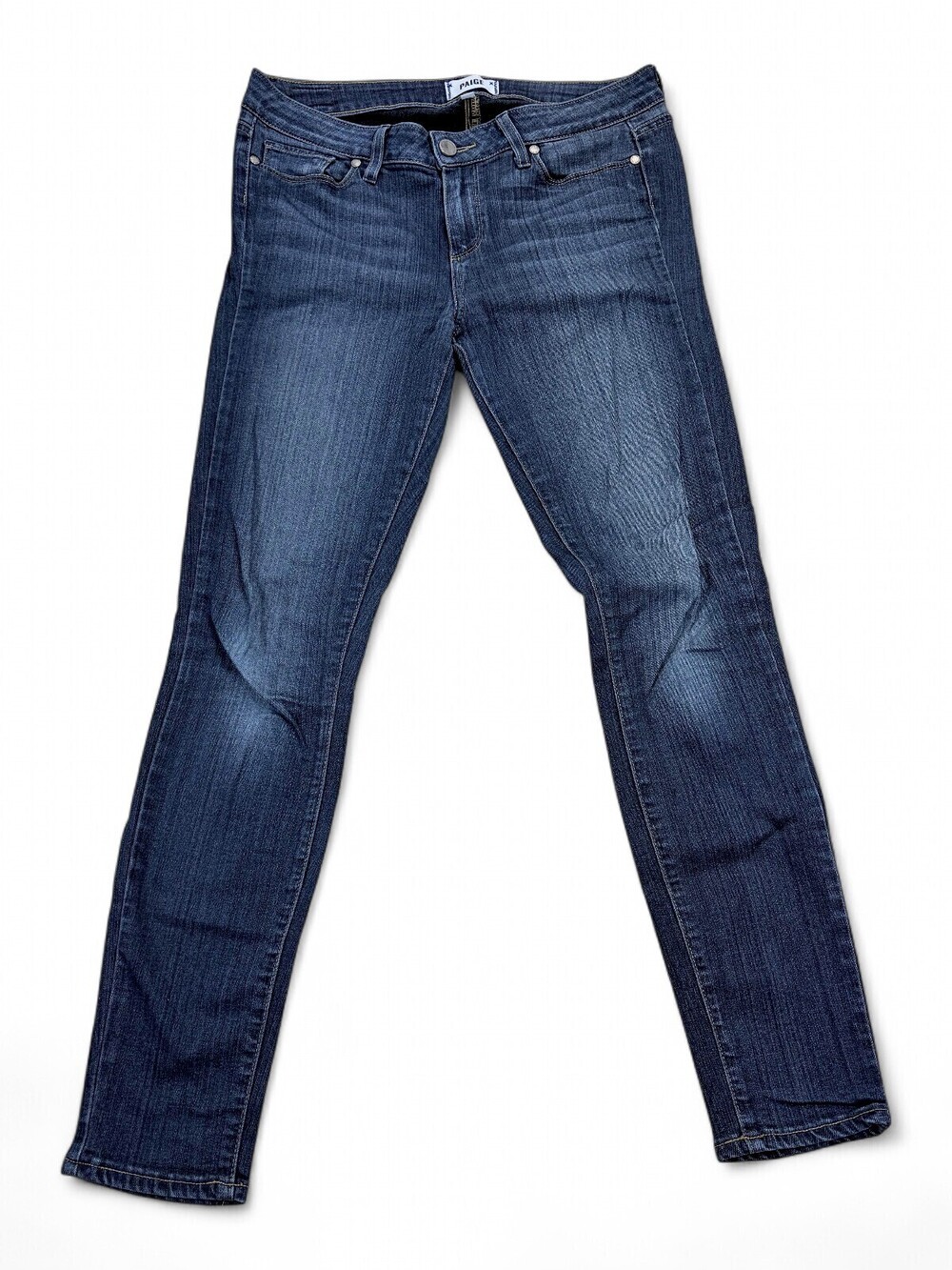 Paige Verdugo Ankle Skinny Jeans Size 29 Dark Wash